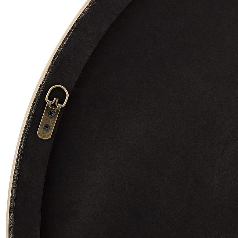 Image 3 Uttermost Mystic Matte Natural 33" Round Wall Mirrors Set of 2 more views