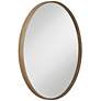 4_Uttermost Mystic Matte Natural 33" Round Wall Mirrors Set of 2 more views