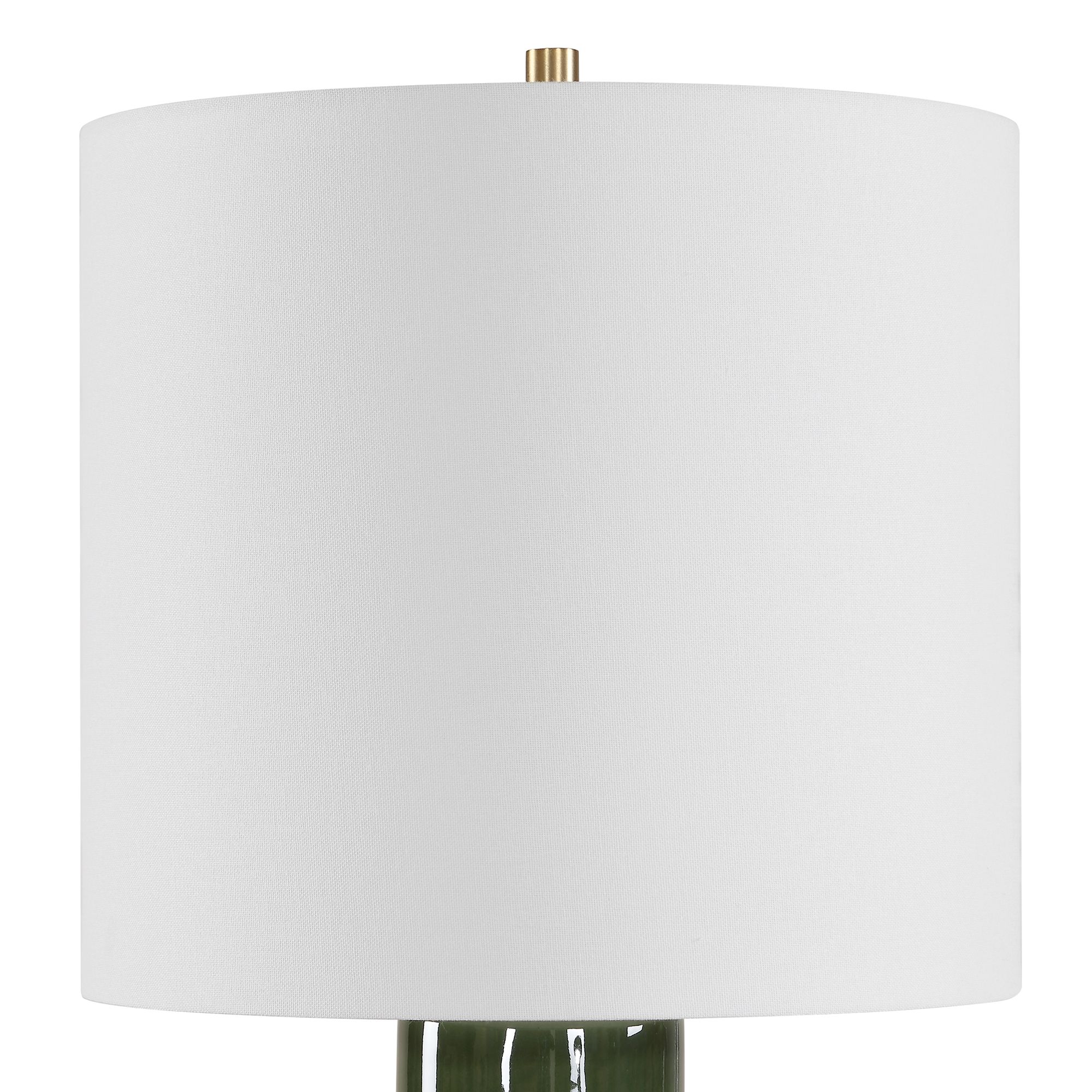 Image 6 Uttermost Nacua 34 1/2" Deep Green Ceramic Table Lamp more views