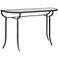 Uttermost Nakoda Burnished Silver Tribal Console Table