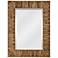 Uttermost Nalani Natural Wood 37 1/2" x 49 1/2" Wall Mirror