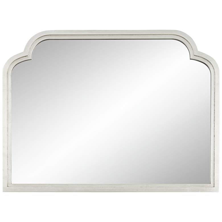 Image 2 Uttermost Naomi Silver Leaf 40 inch x 30 inch Rectangular Wall Mirror