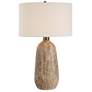 2_Uttermost Napier 27 1/2" Brown Ceramic Table Lamp