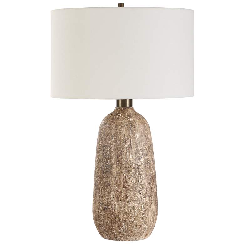 Image 3 Uttermost Napier 27 1/2" Brown Ceramic Table Lamp more views