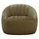 Uttermost Narrows Moss Green Chambray Chenille Swivel Chair