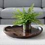 1_Uttermost Nature's Edge 20" Round Teak Wood Bowl