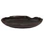 4_Uttermost Nature's Edge 20" Round Teak Wood Bowl more views