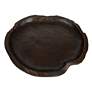 5_Uttermost Nature's Edge 20" Round Teak Wood Bowl more views