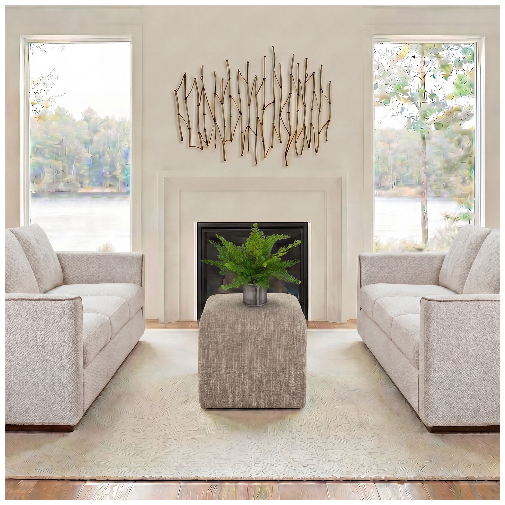 Image 2 Uttermost Nature s Rhythm 45.9" W Gold M more views