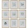 2_Uttermost Nature's Script 15 1/4" Wide 9-Piece Framed Prints