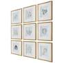 3_Uttermost Nature's Script 15 1/4" Wide 9-Piece Framed Prints more views