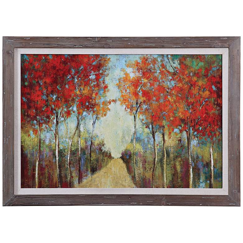 Image 1 Uttermost Nature&#39;s Walk 42 inch Wide Abstract Framed Wall Art