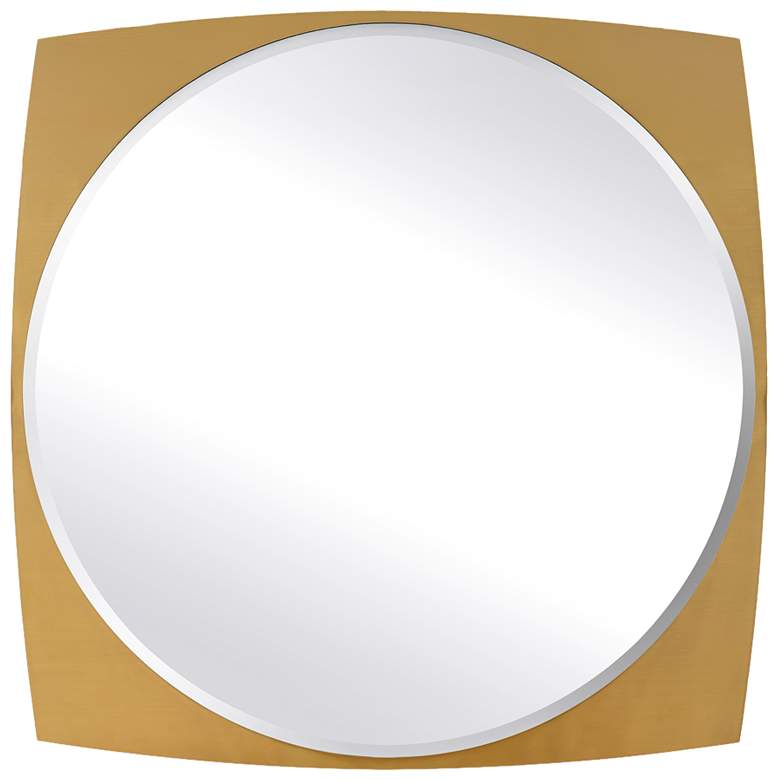 Image 2 Uttermost Neilia Brass 48" Wall Mirror