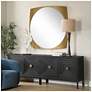 3_Uttermost Neilia Brass 48" Wall Mirror more views