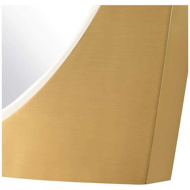 Image 5 Uttermost Neilia Brass 48" Wall Mirror more views