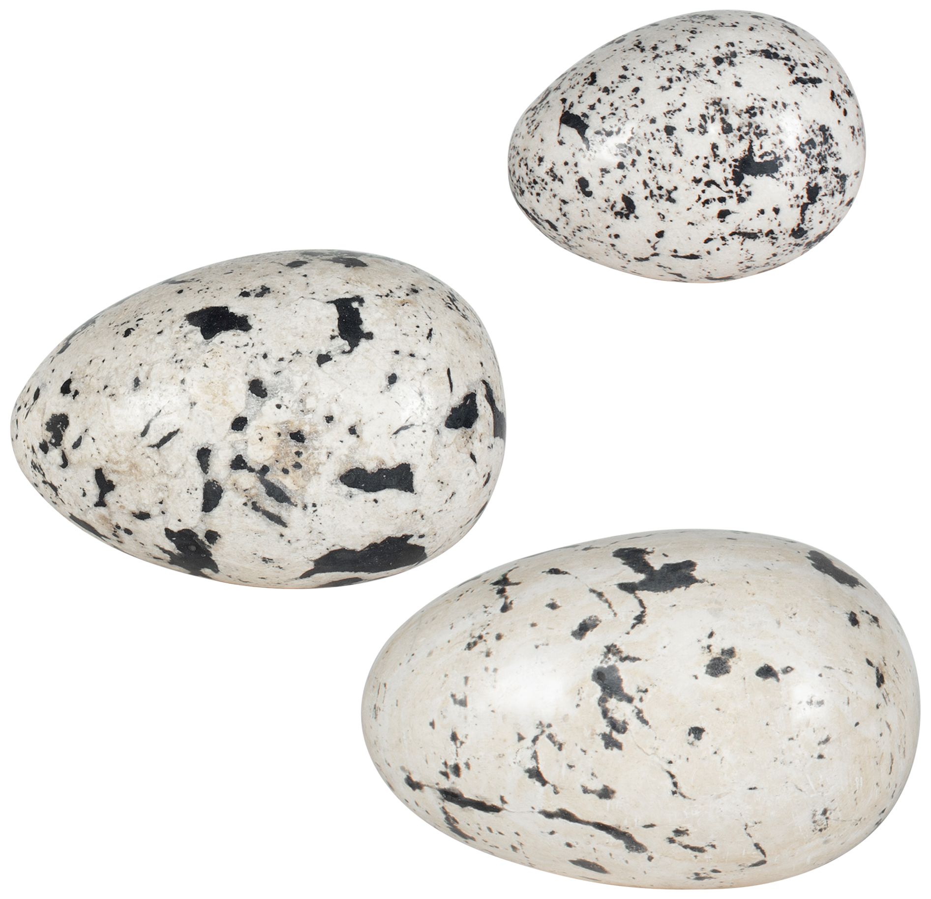 Image 5 Uttermost Nest Trio Indoor-Outdoor Beige and Charcoal Sculptures more views