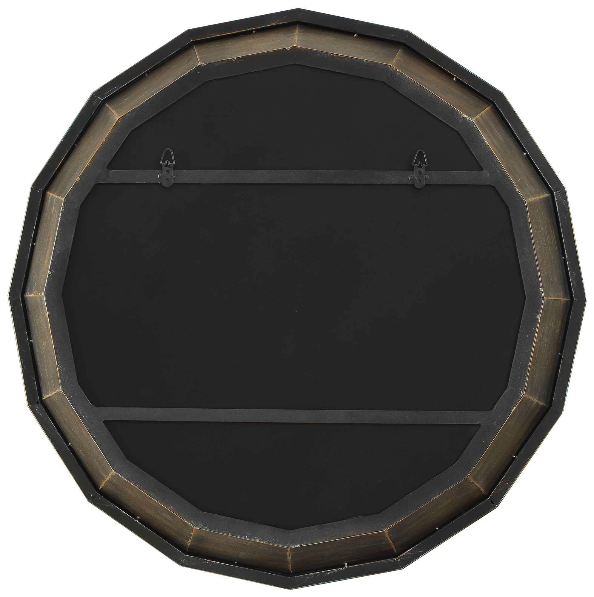 Image 5 Uttermost Neve Bronze 34 1/4" Round Wall Mirror more views