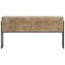 Uttermost Nevis 60" Wide Light Oatmeal Wash Console Table