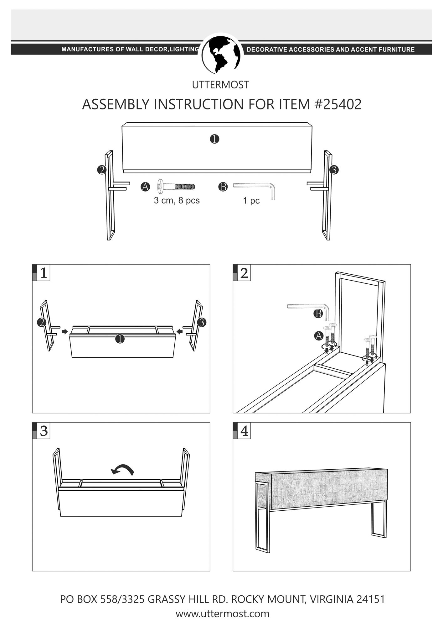 Uttermost Nevis 60" Wide Light Oatmeal Wash Console Table