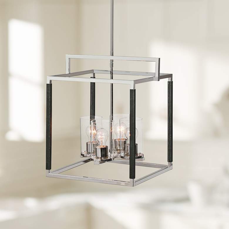 Image 1 Uttermost Newburgh Polished Nickel 4-Light Pendant Light