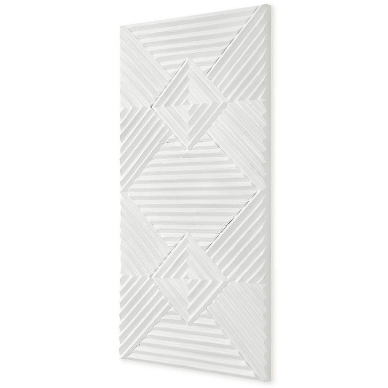 Image 4 Uttermost Nexus White-Washed 47 3/4" High Wood Wall Decor more views