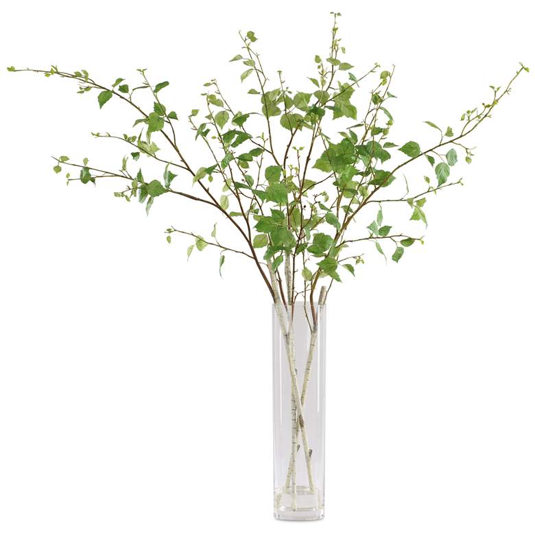 Image 1 Uttermost Nigra Birch 48 1/4" Centerpiece