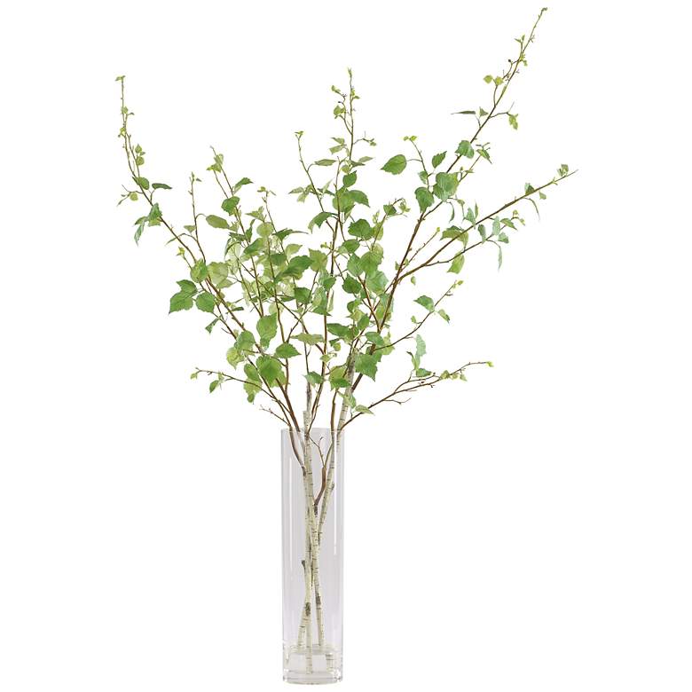 Image 3 Uttermost Nigra Birch 48 1/4" Centerpiece more views