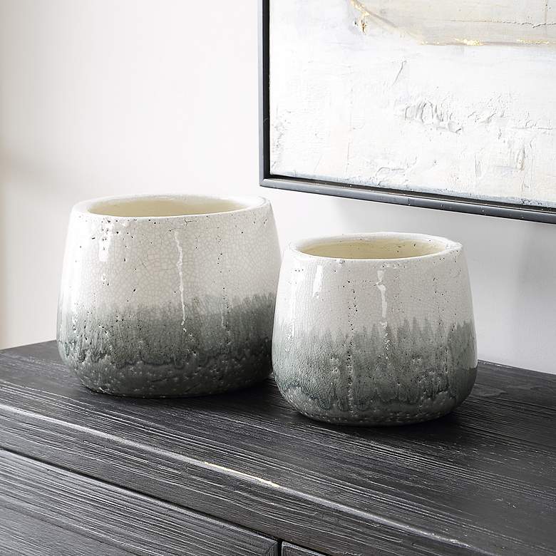 Image 1 Uttermost Nimbus Set of 2 Vases