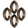 Uttermost Nina Textured Antique Bronze Candle Wall Sconce