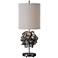 Uttermost Nipa Palm Golden Champagne Fruit Table Lamp