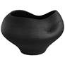 2_Uttermost Nocturne 14" Matte Black Porcelain Bowl
