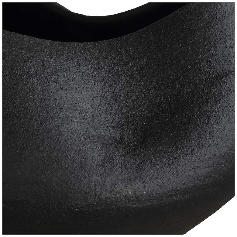 Image 7 Uttermost Nocturne 14" Matte Black Porcelain Bowl more views