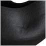 7_Uttermost Nocturne 14" Matte Black Porcelain Bowl more views