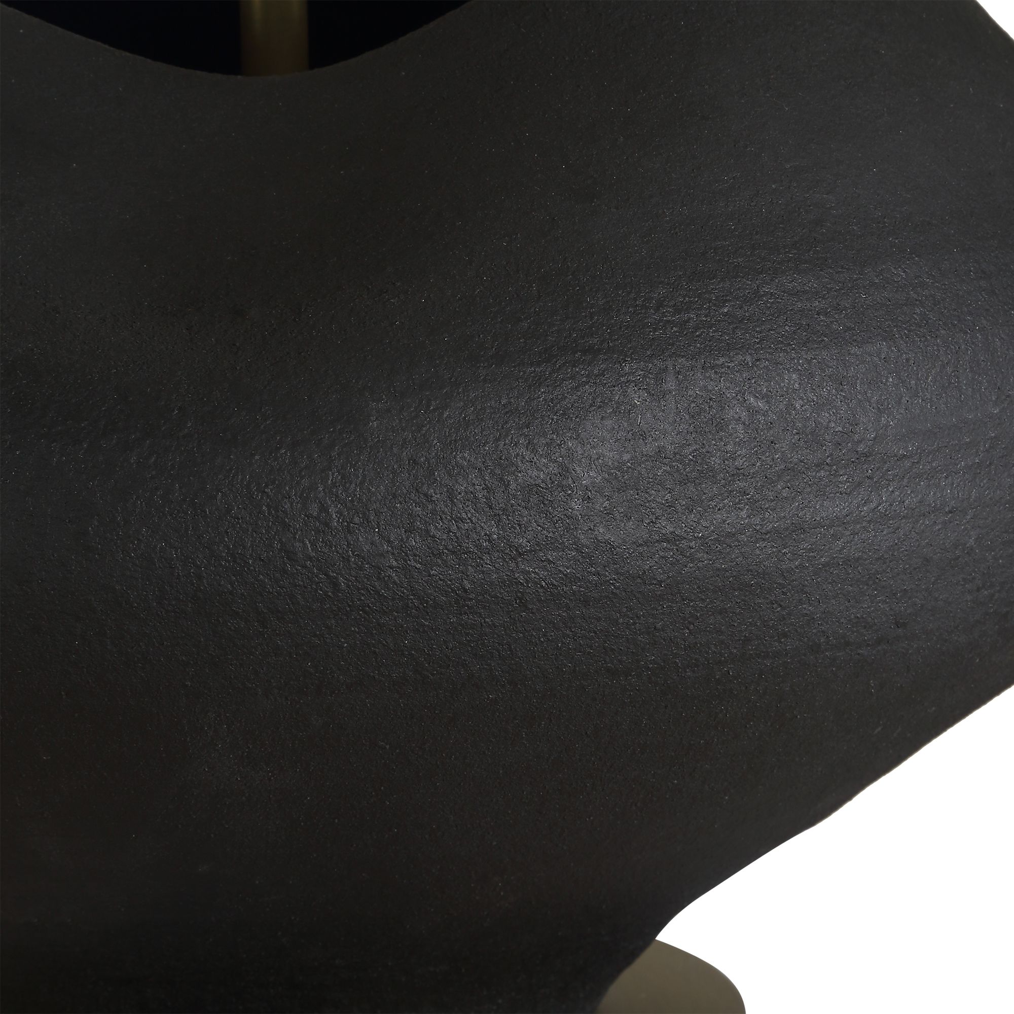 Image 4 Uttermost Nocturne 23 1"2 Matte Black Porcelain Table Lamp more views