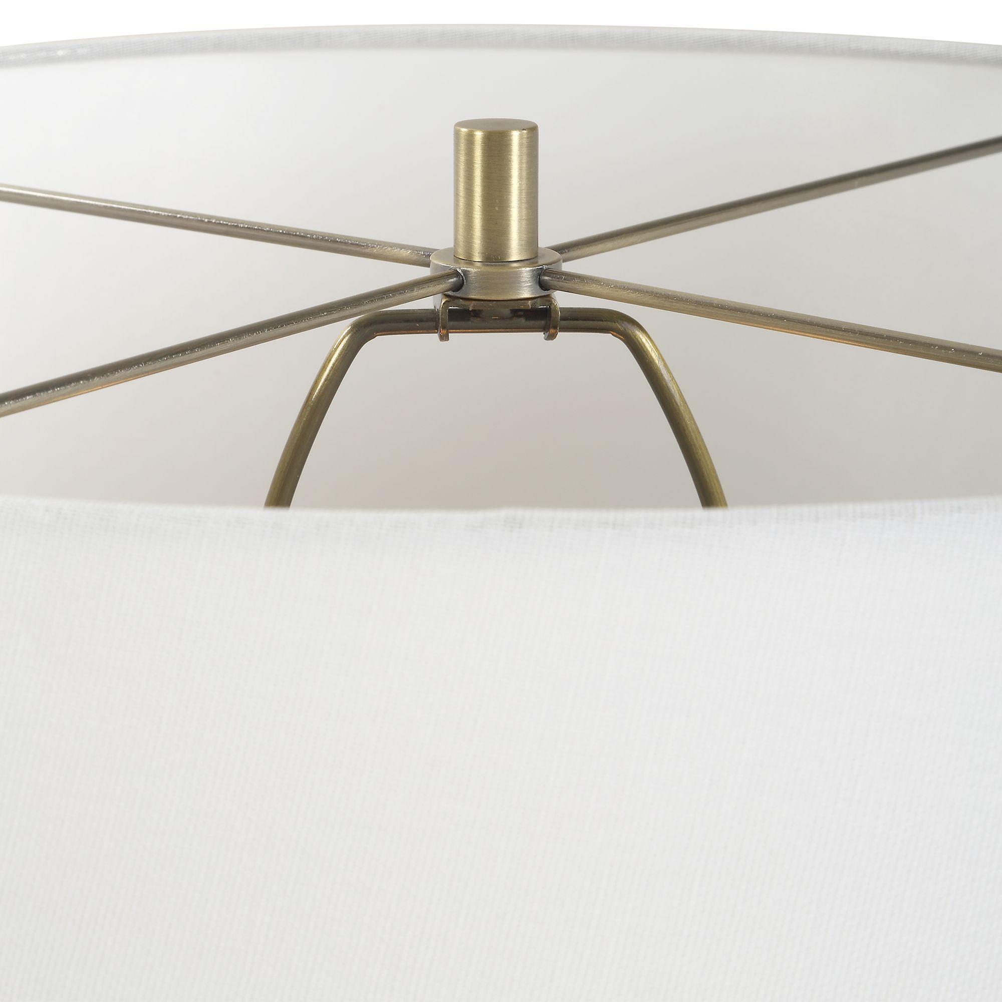 Image 5 Uttermost Nocturne 23 1"2 Matte Black Porcelain Table Lamp more views