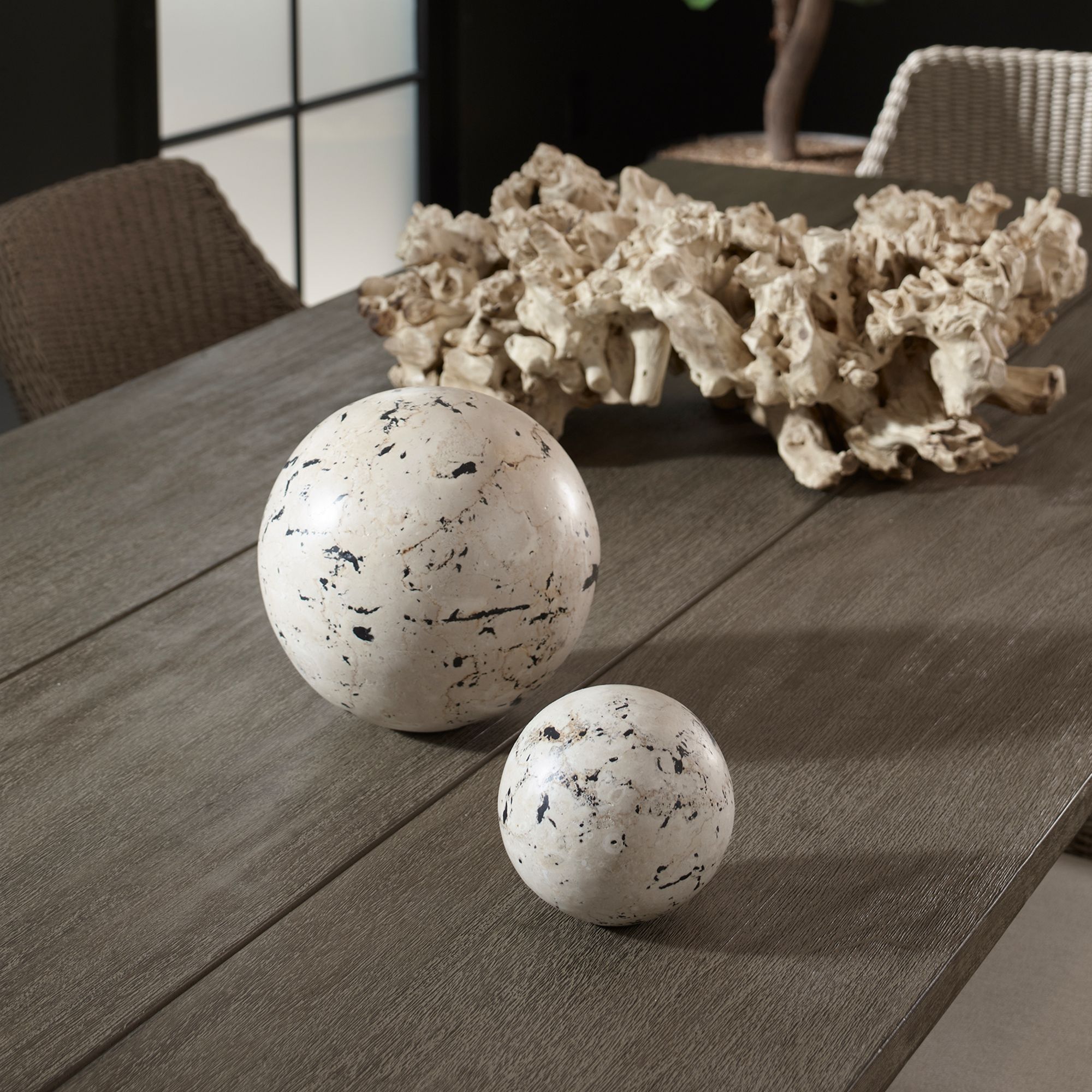 Image 7 Uttermost Nouveau 2-Piece Outdoor Spheres more views