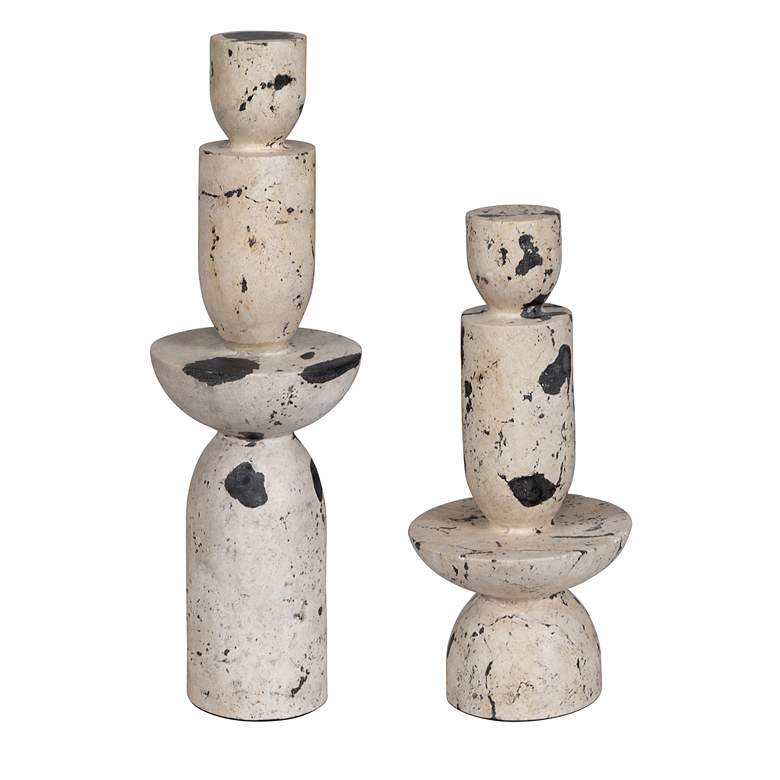 Image 2 Uttermost Nouveau Tower 2-Piece Sculptures