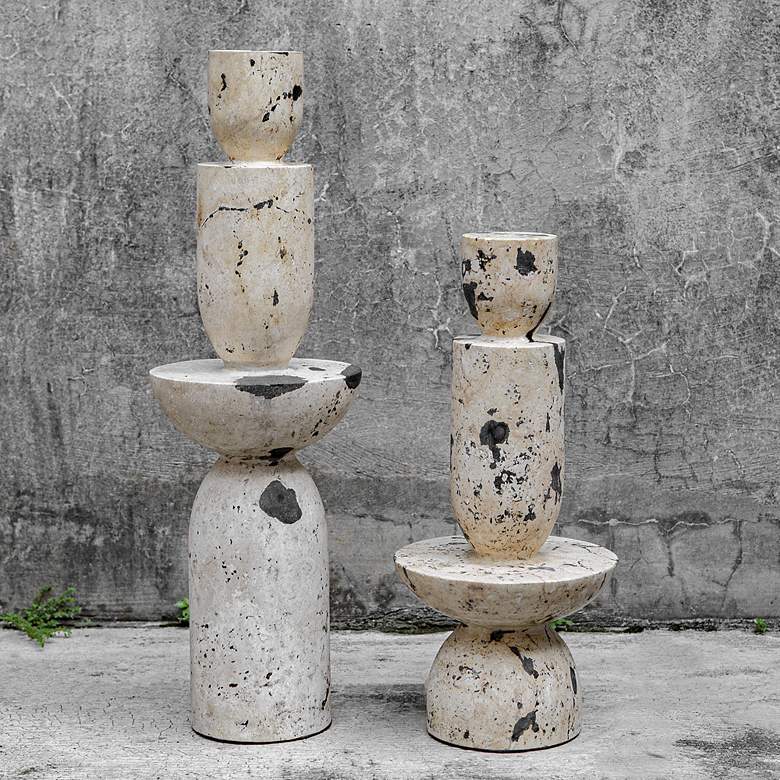 Image 3 Uttermost Nouveau Tower 2-Piece Sculptures more views