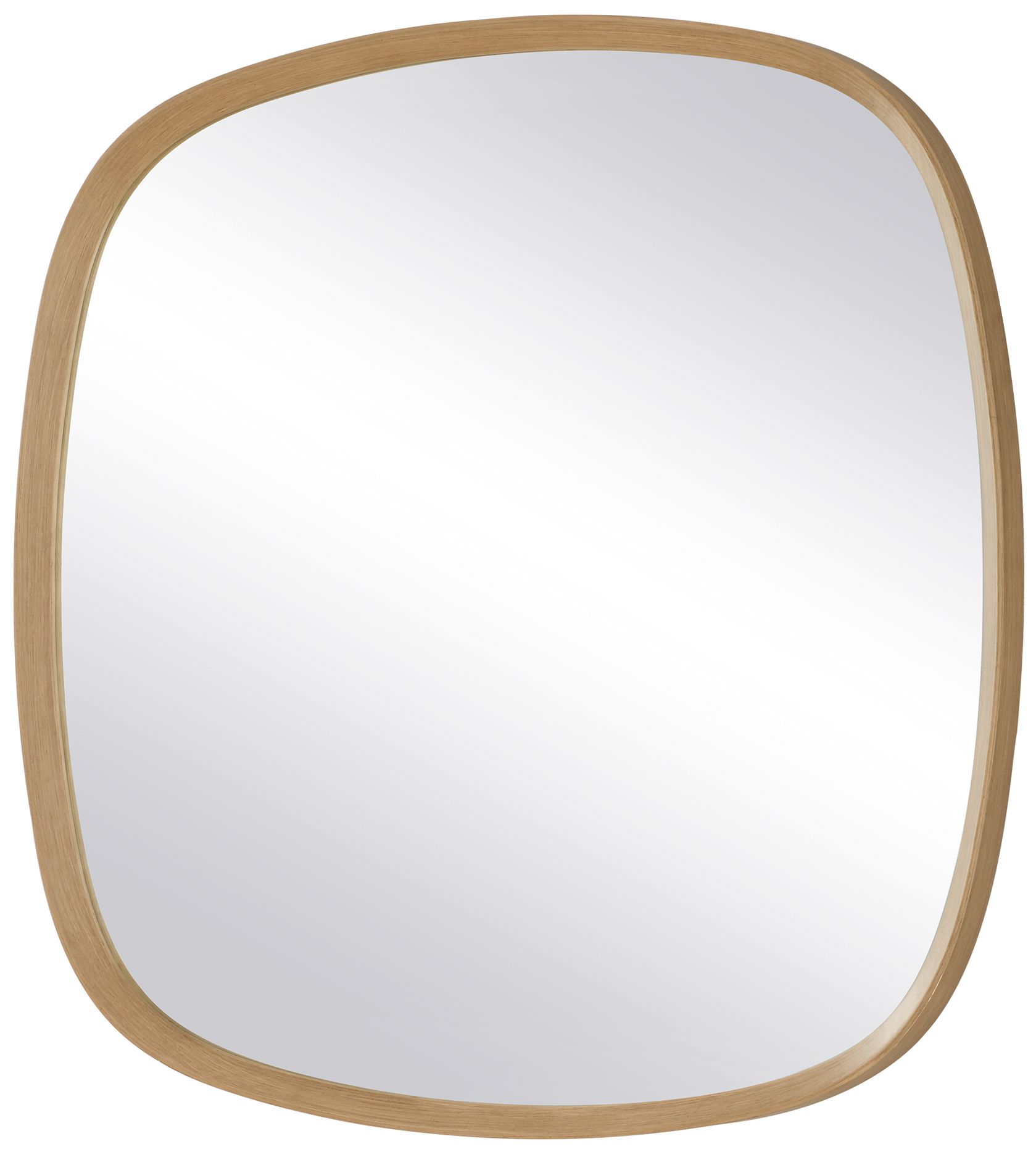 Image 4 Uttermost Novell 41 7/8" Natural Pine Wood Wall Mirror more views