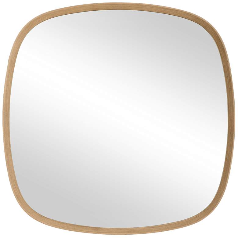 Image 1 Uttermost Novell 41 7/8" Natural Pine Wood Wall Mirror