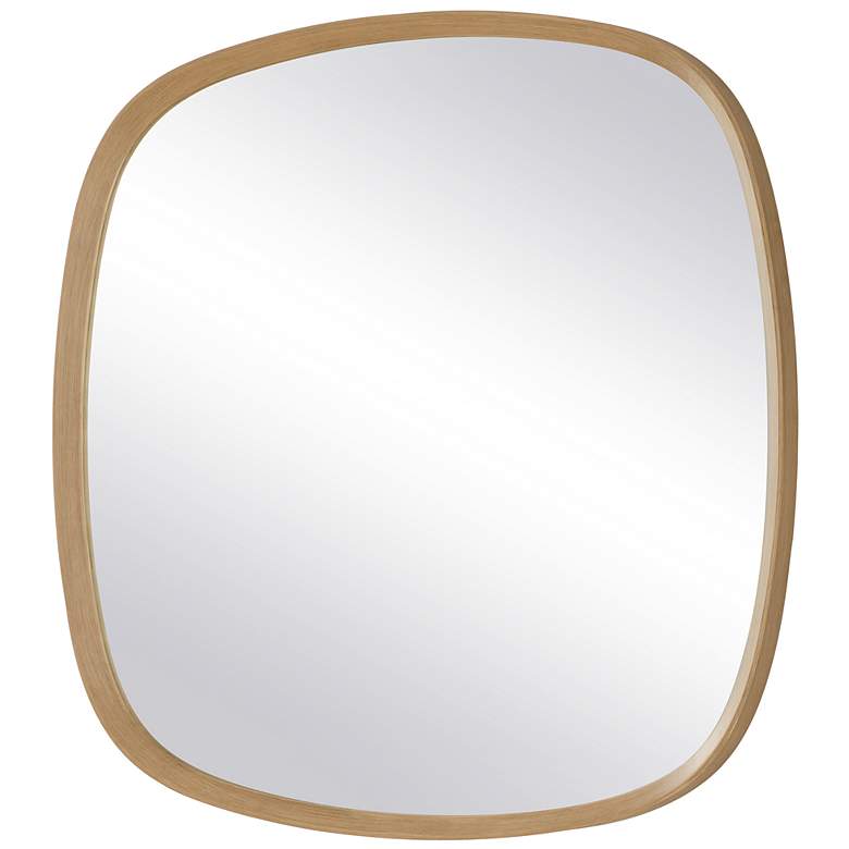Image 4 Uttermost Novell 41 7/8" Natural Pine Wood Wall Mirror more views