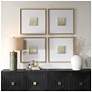 3_Uttermost Now & Then 26" Square 4-Piece Hand Painted Framed Canvas Wall Art more views