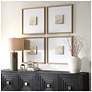4_Uttermost Now & Then 26" Square 4-Piece Hand Painted Framed Canvas Wall Art more views