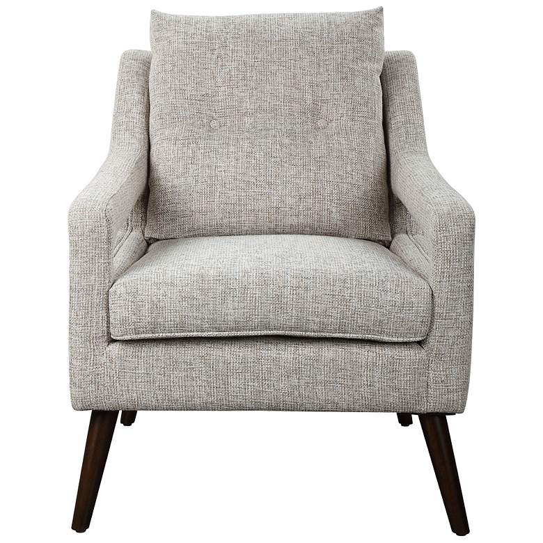 Image 2 Uttermost O'Brien Natural Stone Fabric Accent Armchair