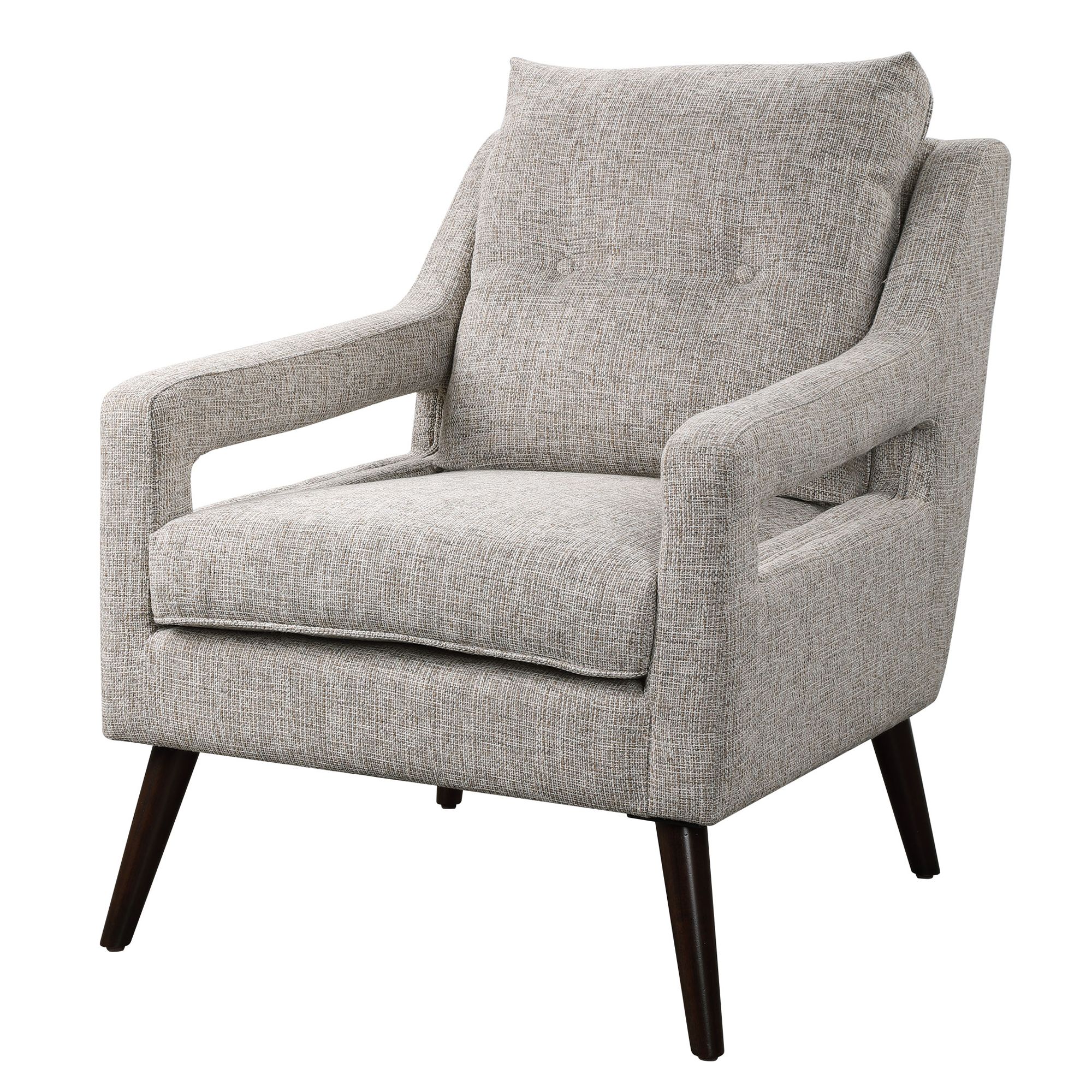 Uttermost O'Brien Natural Stone Fabric Accent Armchair