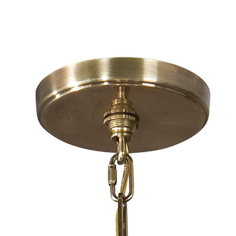Image 3 Uttermost Obeliska 16" Wide Modern Warm Gold Ceramic Chandelier more views