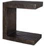 1_Uttermost Obra 22" H Bronze Aluminum Outdoor Side Table