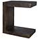 Uttermost Obra 22" H Bronze Aluminum Outdoor Side Table
