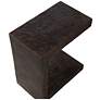 6_Uttermost Obra 22" H Bronze Aluminum Outdoor Side Table more views