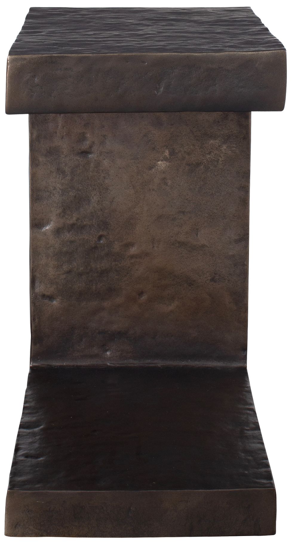 Image 3 Uttermost Obra 22" H Bronze Aluminum Outdoor Side Table more views